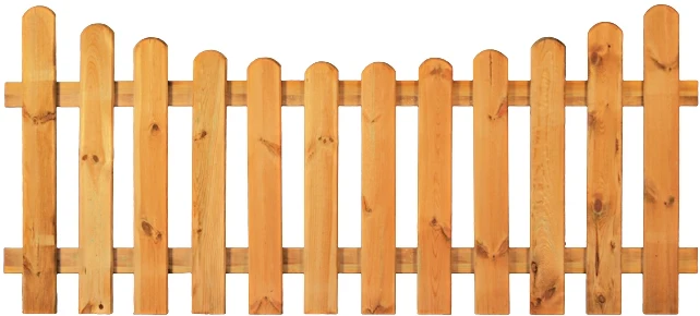 T&J Staketenzaun/ Vorgartenzaun aus Kiefer/Fichte druckimprägniert