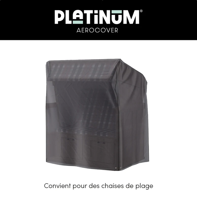 Platinum AeroCover strandstoelhoes 128x105xH140/160