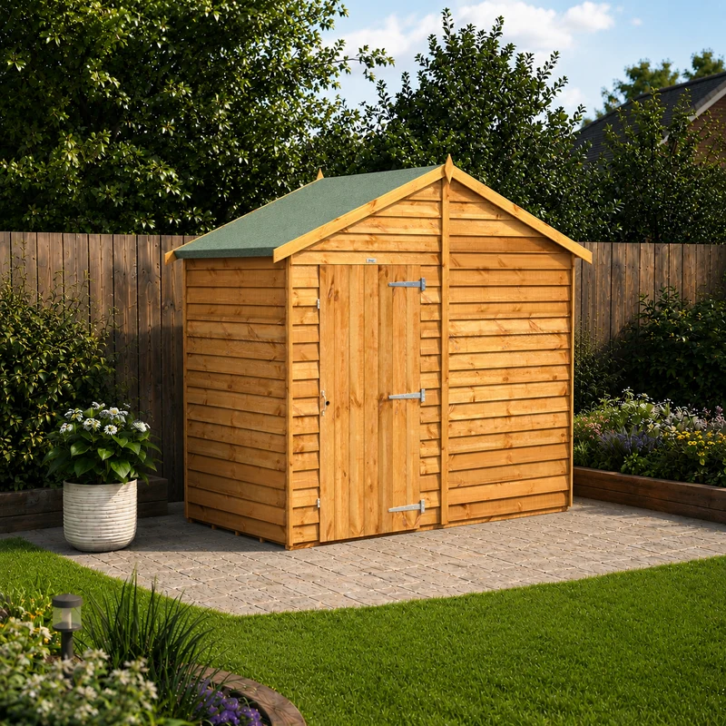 Overlap Apex Shed