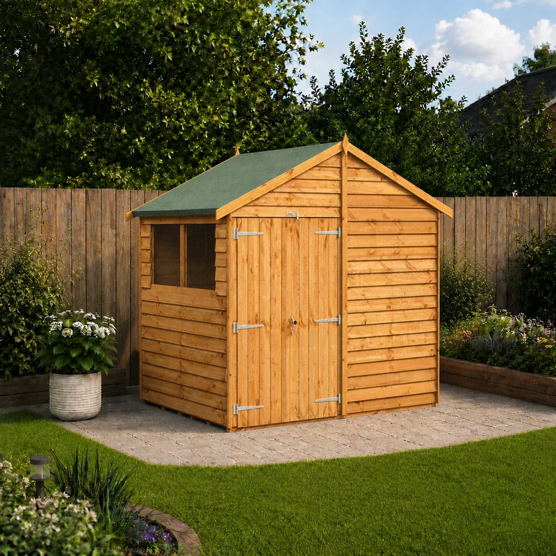 Overlap Apex Shed