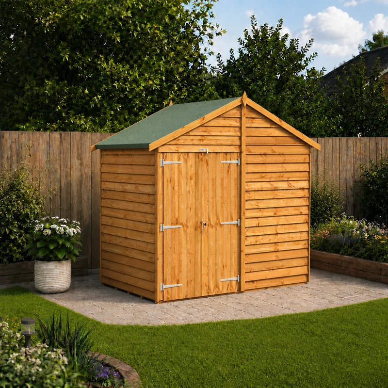 Overlap Apex Shed