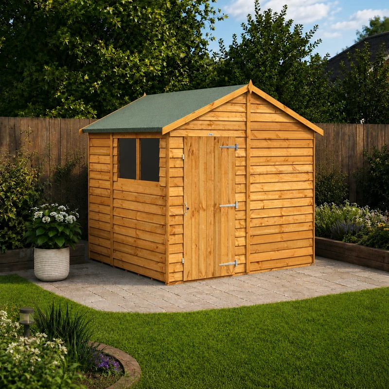 Overlap Apex Shed