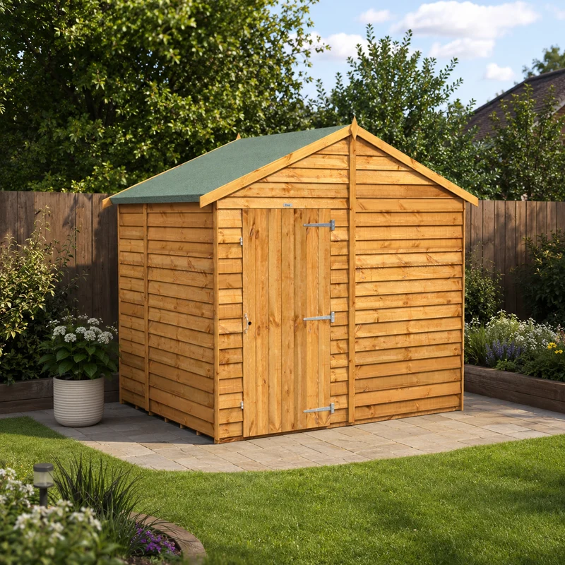 Overlap Apex Shed