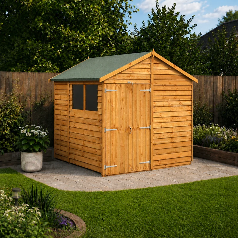 Overlap Apex Shed
