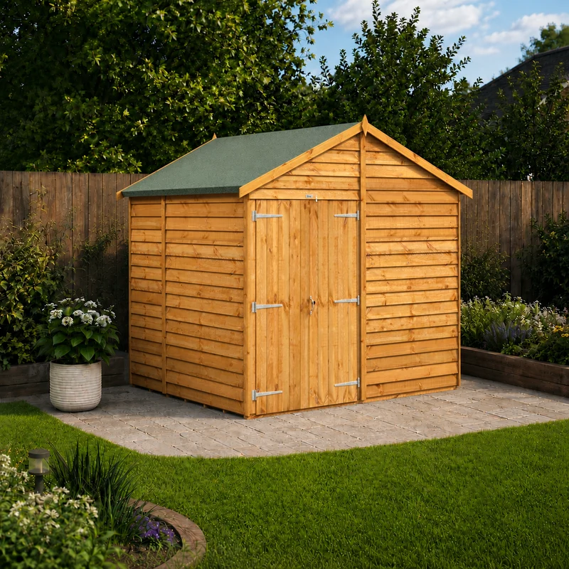 Overlap Apex Shed