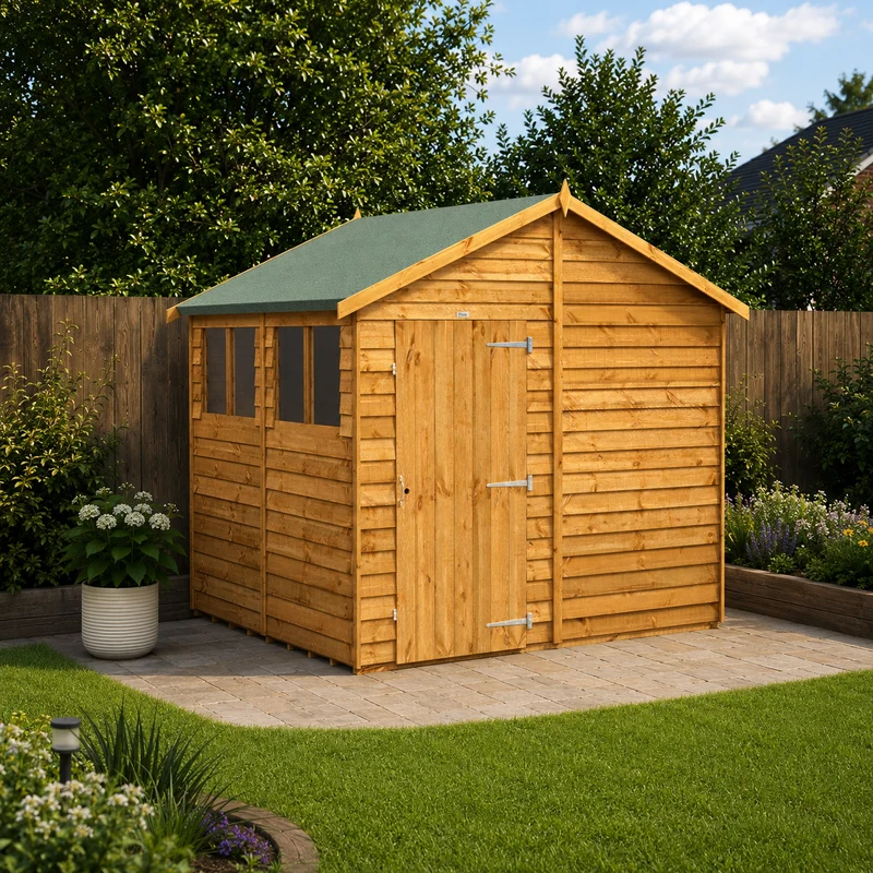 Overlap Apex Shed