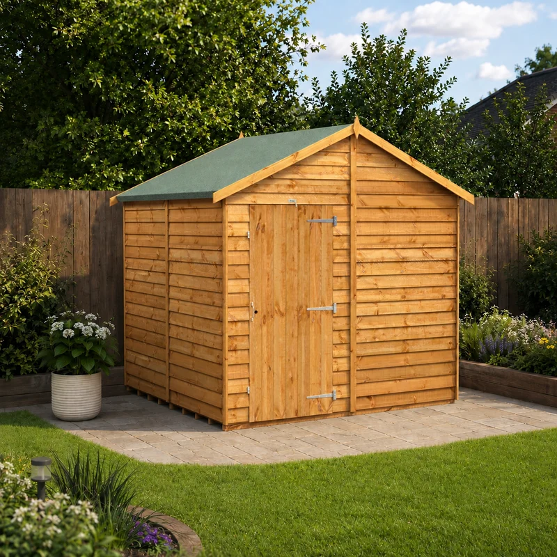 Overlap Apex Shed