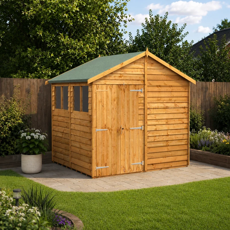 Overlap Apex Shed