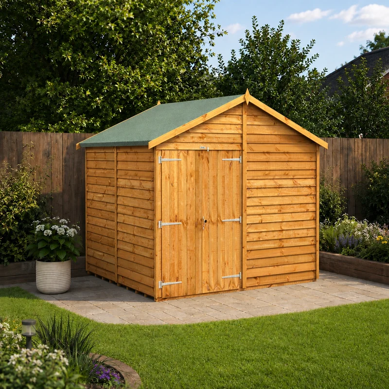 Overlap Apex Shed