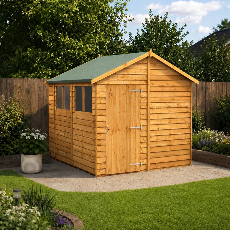 Overlap Apex Shed