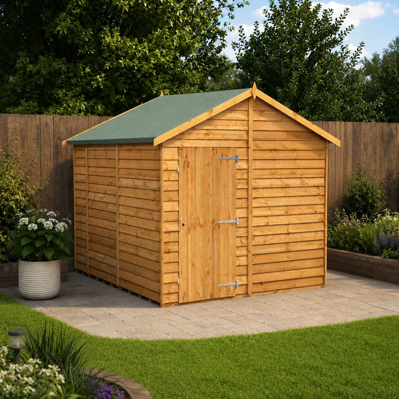 Overlap Apex Shed