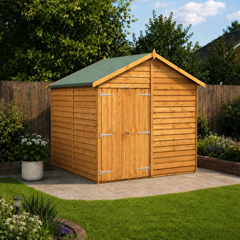 Overlap Apex Shed