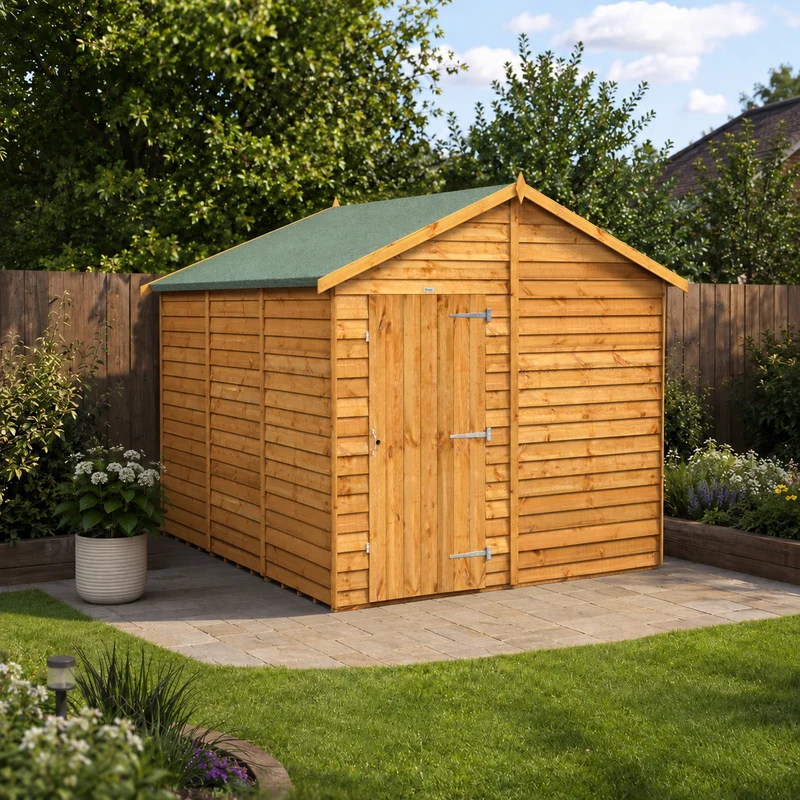 Overlap Apex Shed