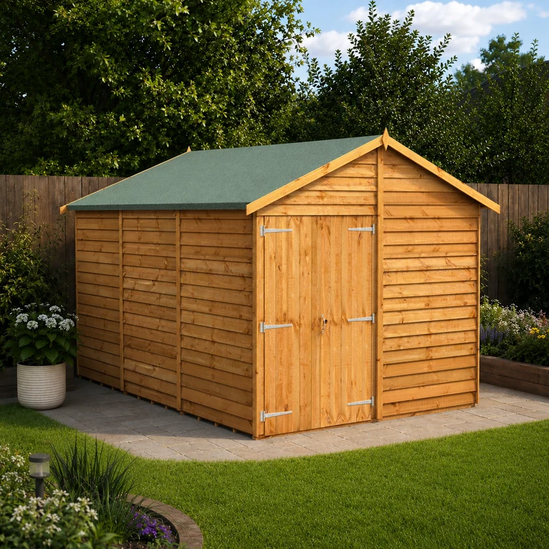 Overlap Apex Shed