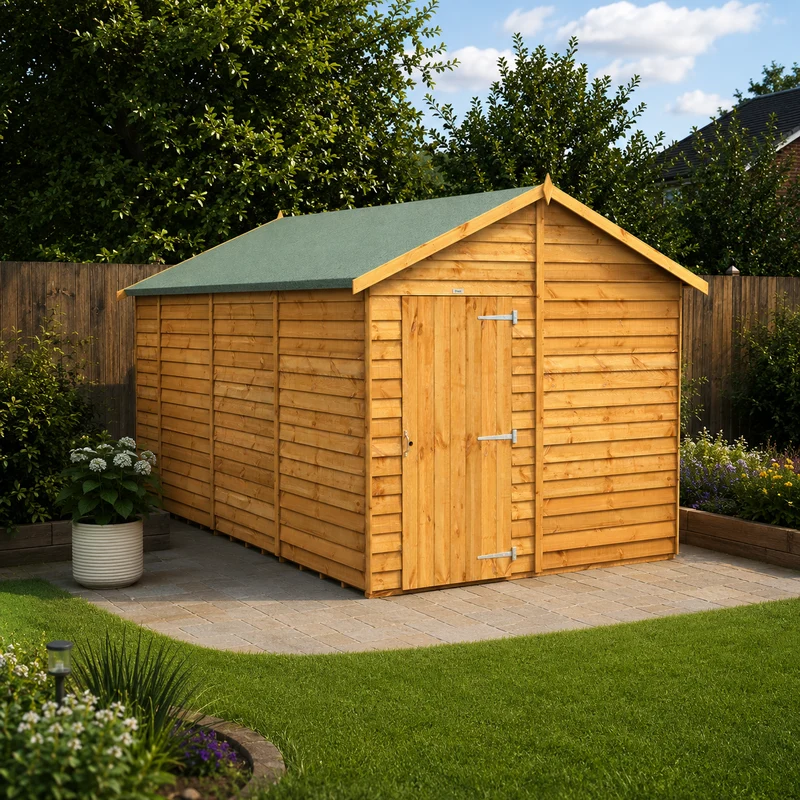 Overlap Apex Shed