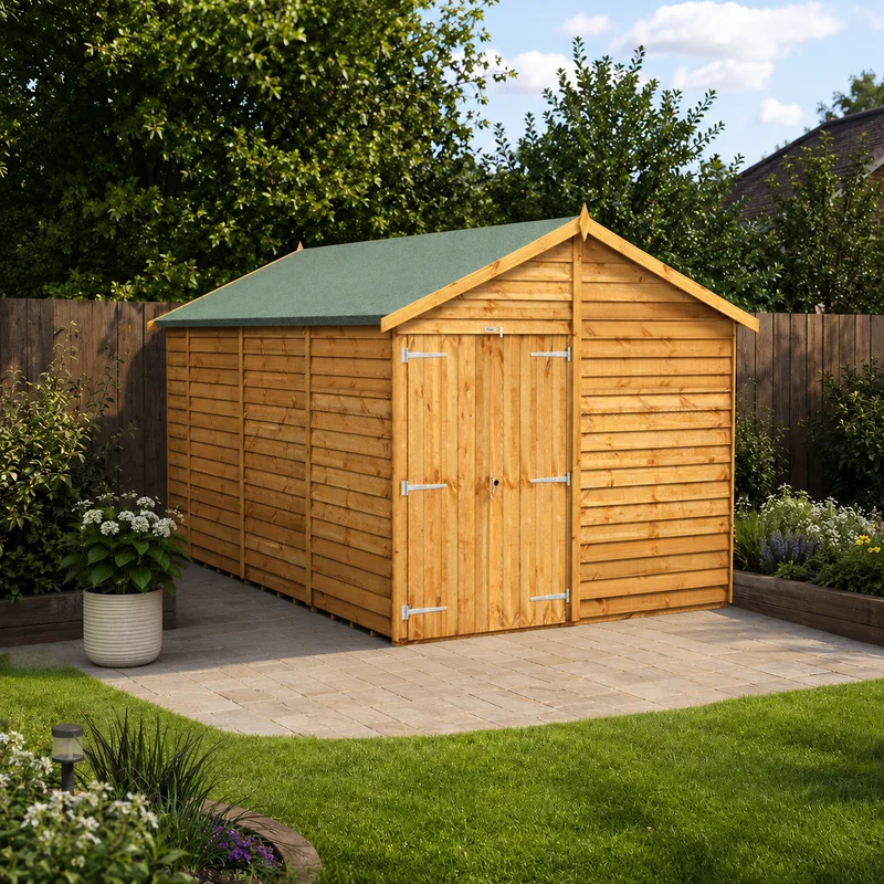 Overlap Apex Shed