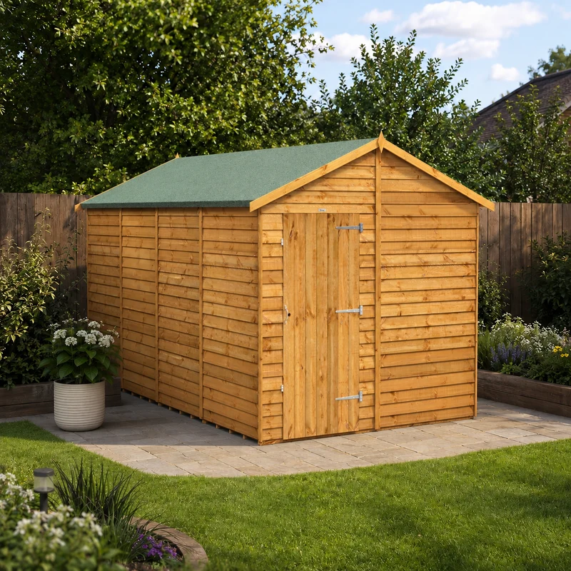 Overlap Apex Shed