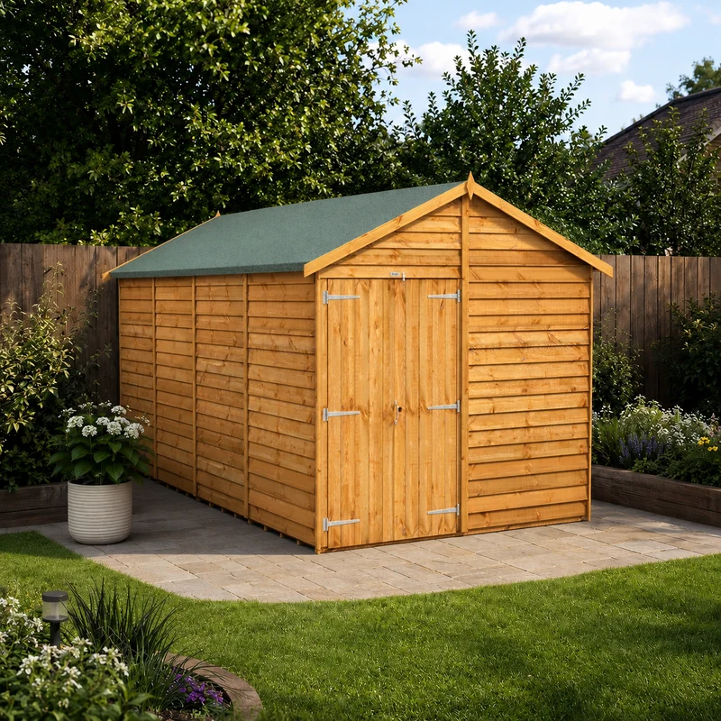 Overlap Apex Shed