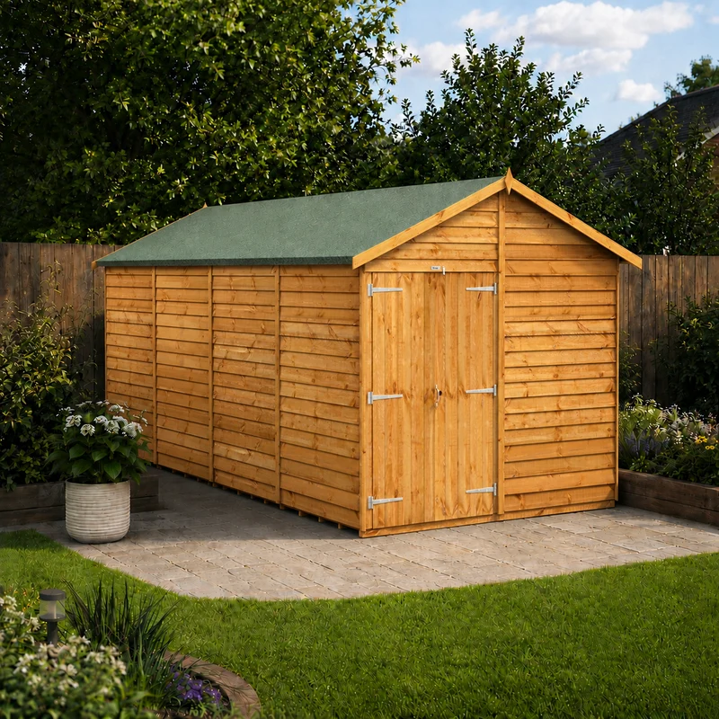 Overlap Apex Shed