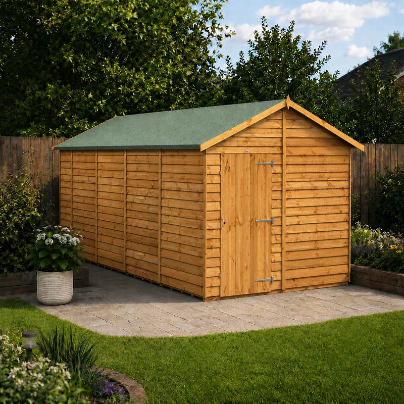 Overlap Apex Shed