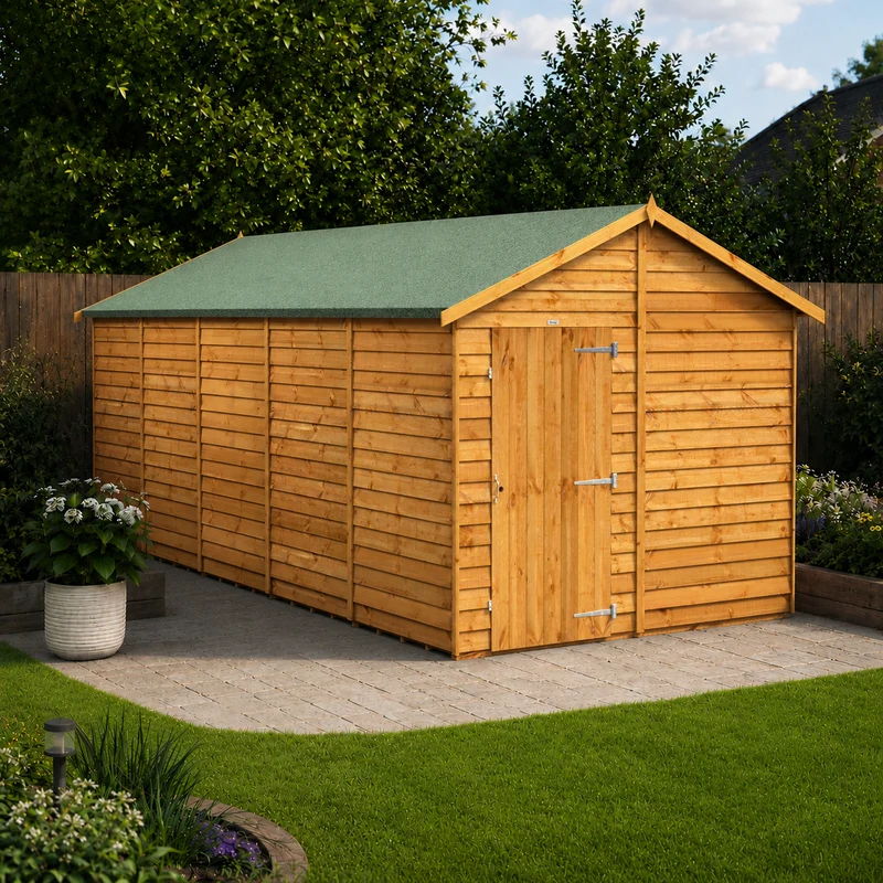 Overlap Apex Shed