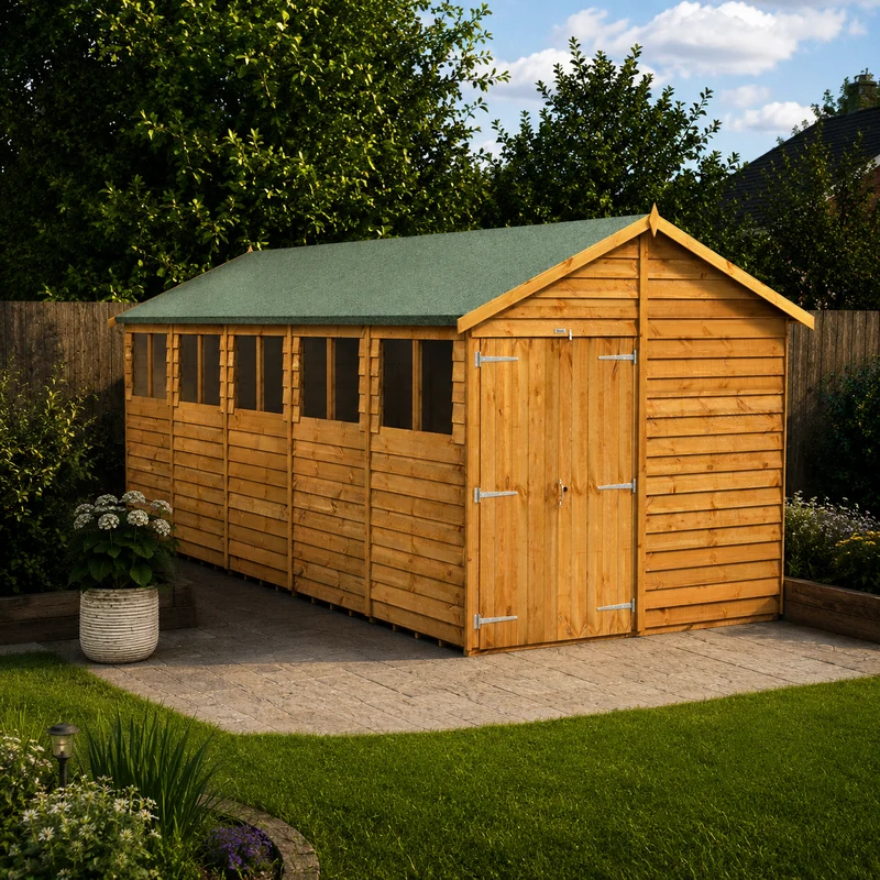 Overlap Apex Shed