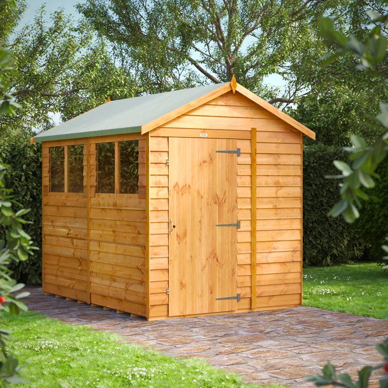 Overlap Apex Shed