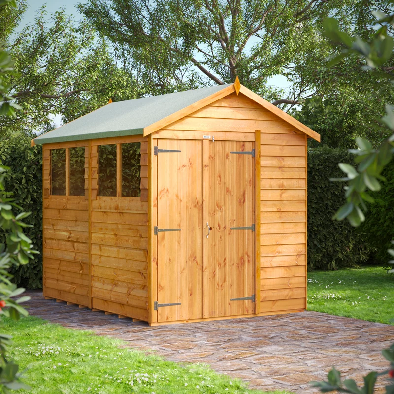 Overlap Apex Shed