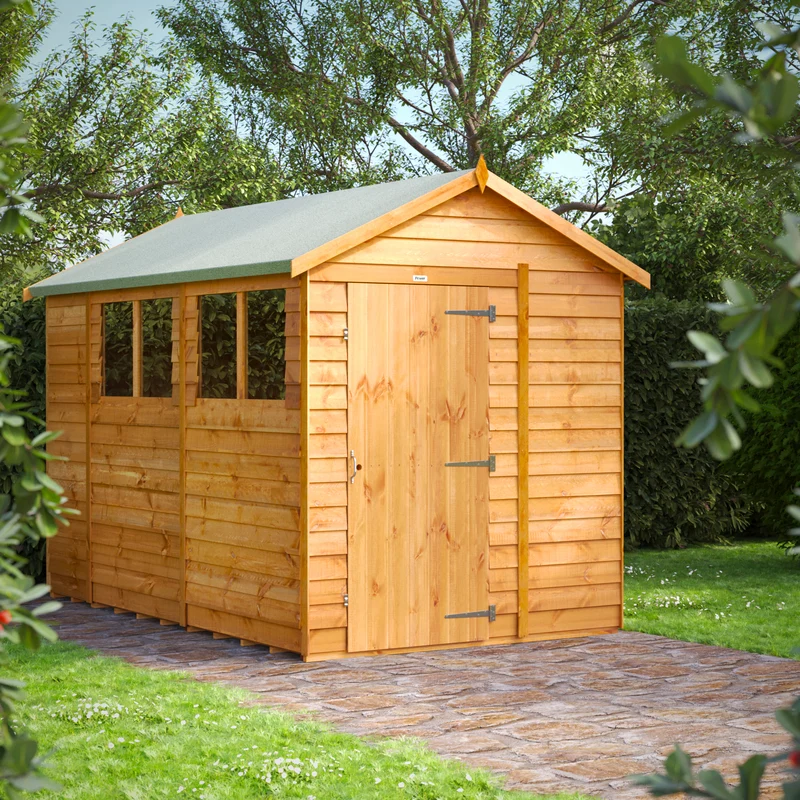 Overlap Apex Shed