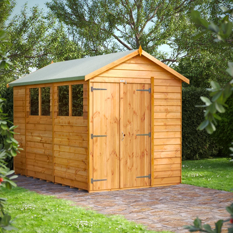 Overlap Apex Shed