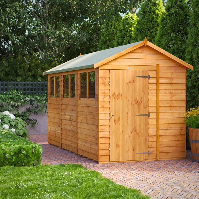 Overlap Apex Shed