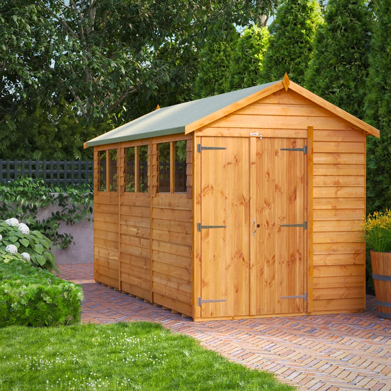 Overlap Apex Shed