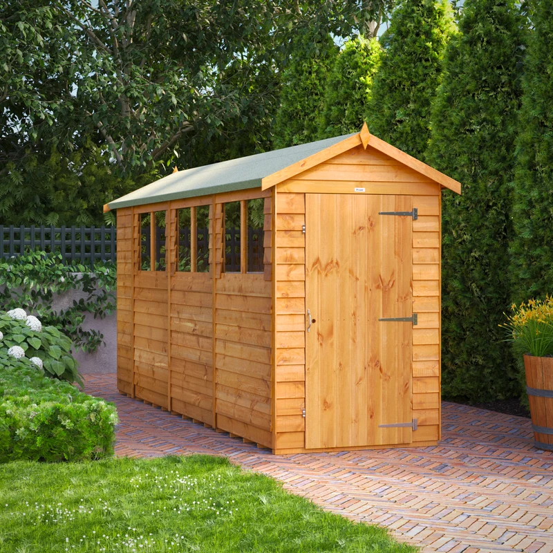 Overlap Apex Shed
