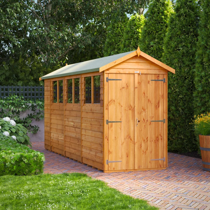 Overlap Apex Shed