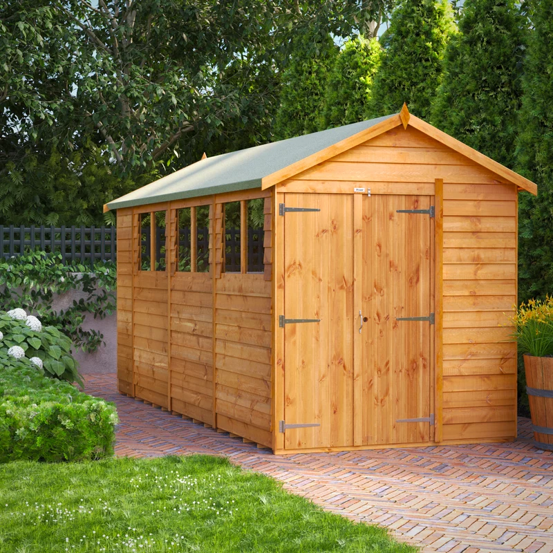 Overlap Apex Shed