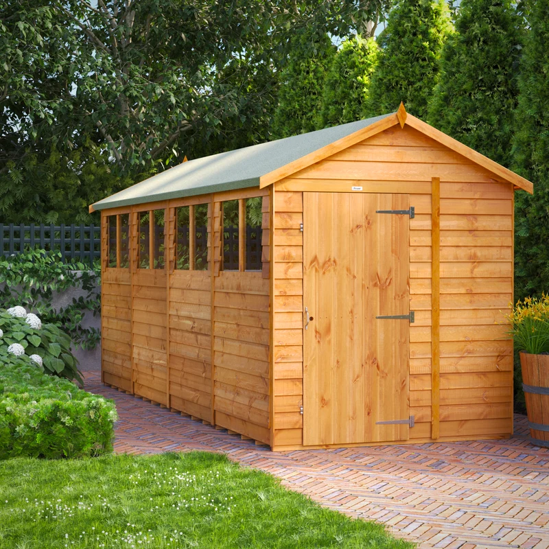 Overlap Apex Shed
