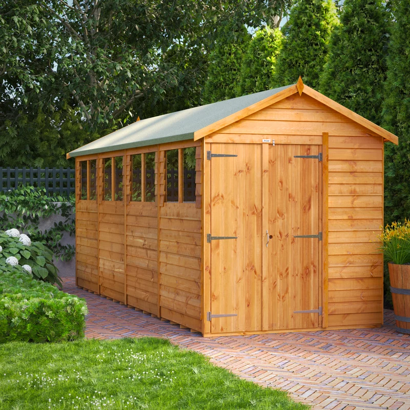 Overlap Apex Shed