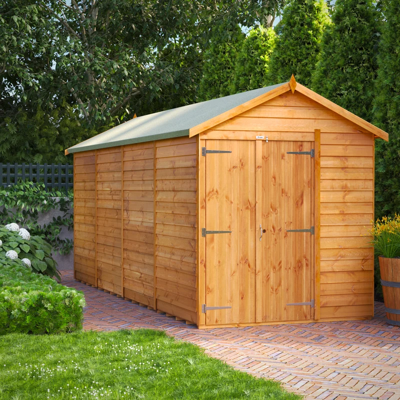 Overlap Apex Shed