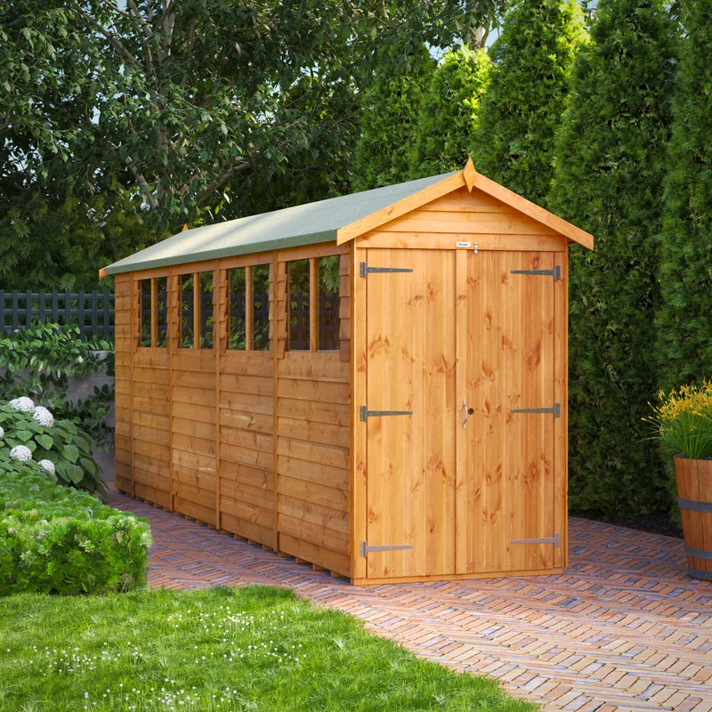 Overlap Apex Shed