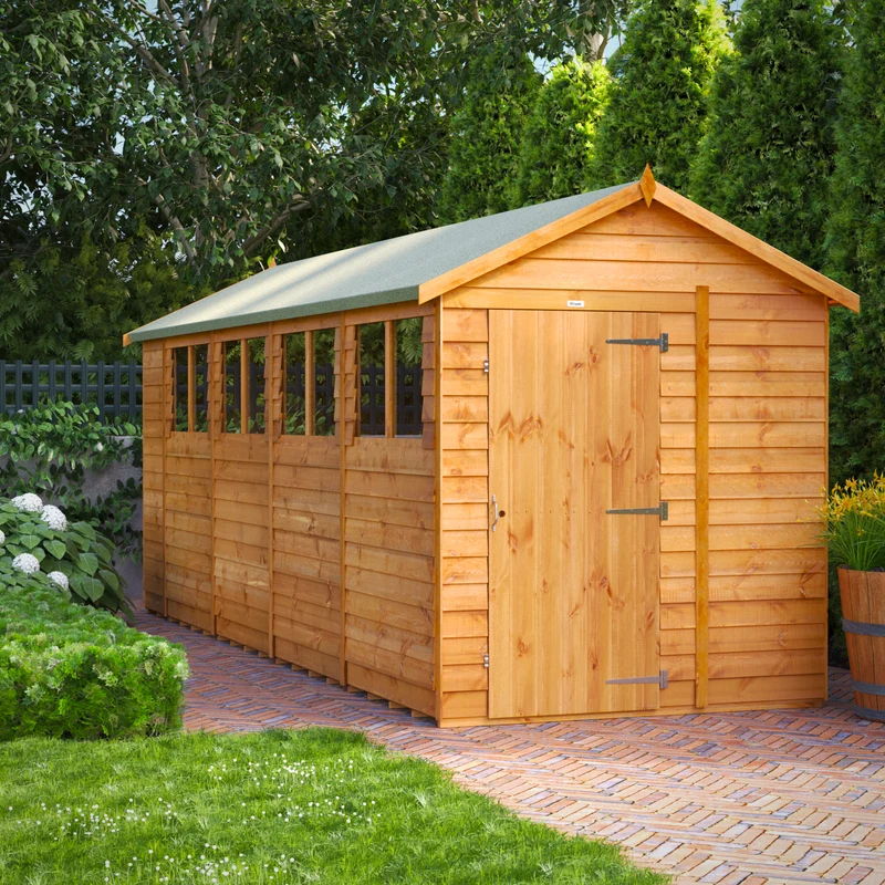 Overlap Apex Shed