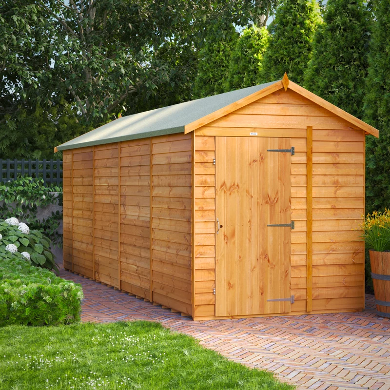 Overlap Apex Shed