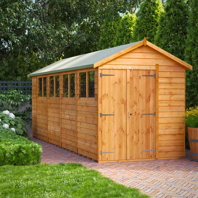 Overlap Apex Shed