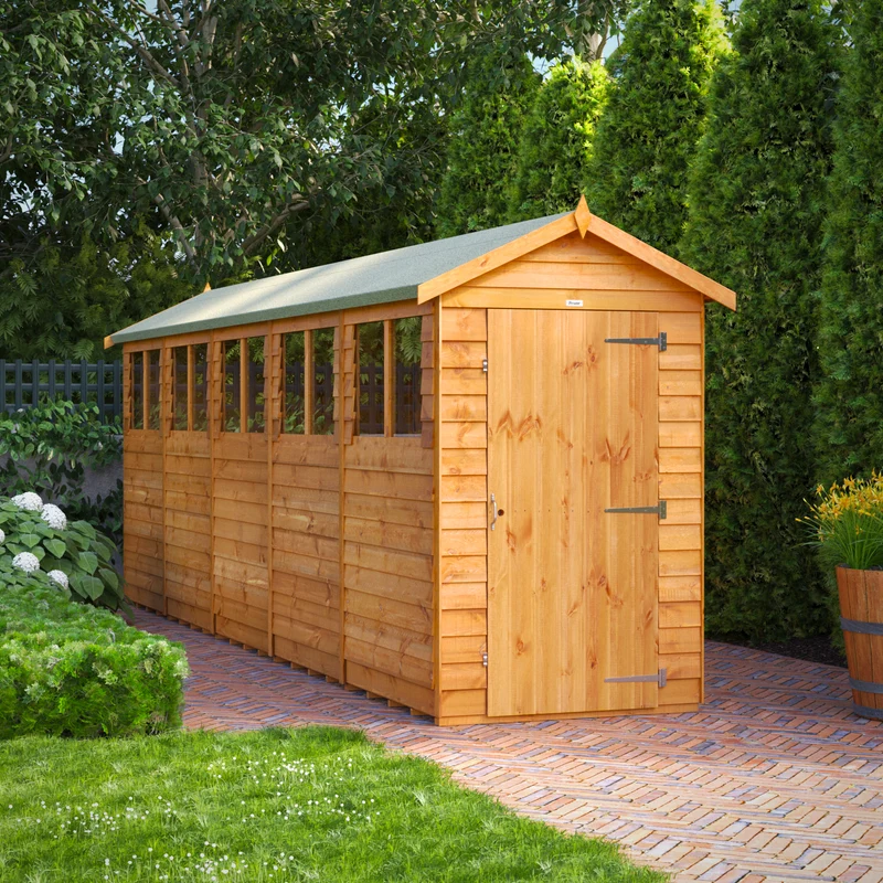Overlap Apex Shed
