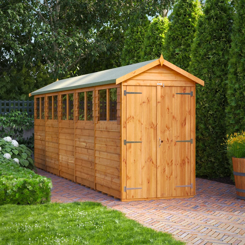 Overlap Apex Shed