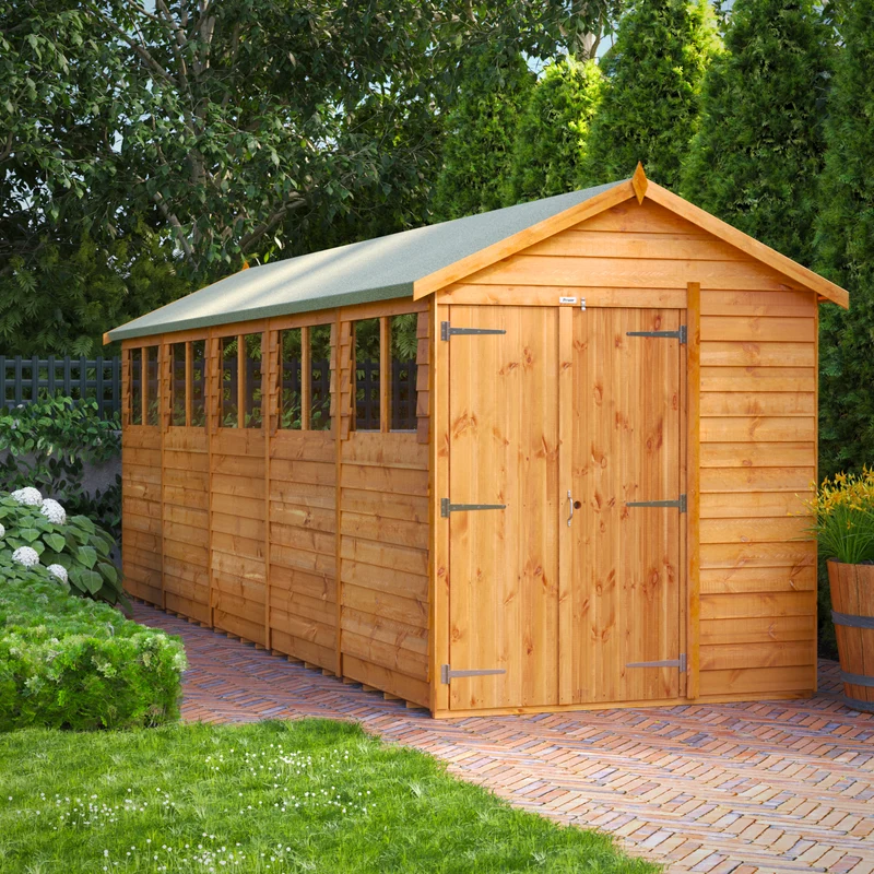 Overlap Apex Shed