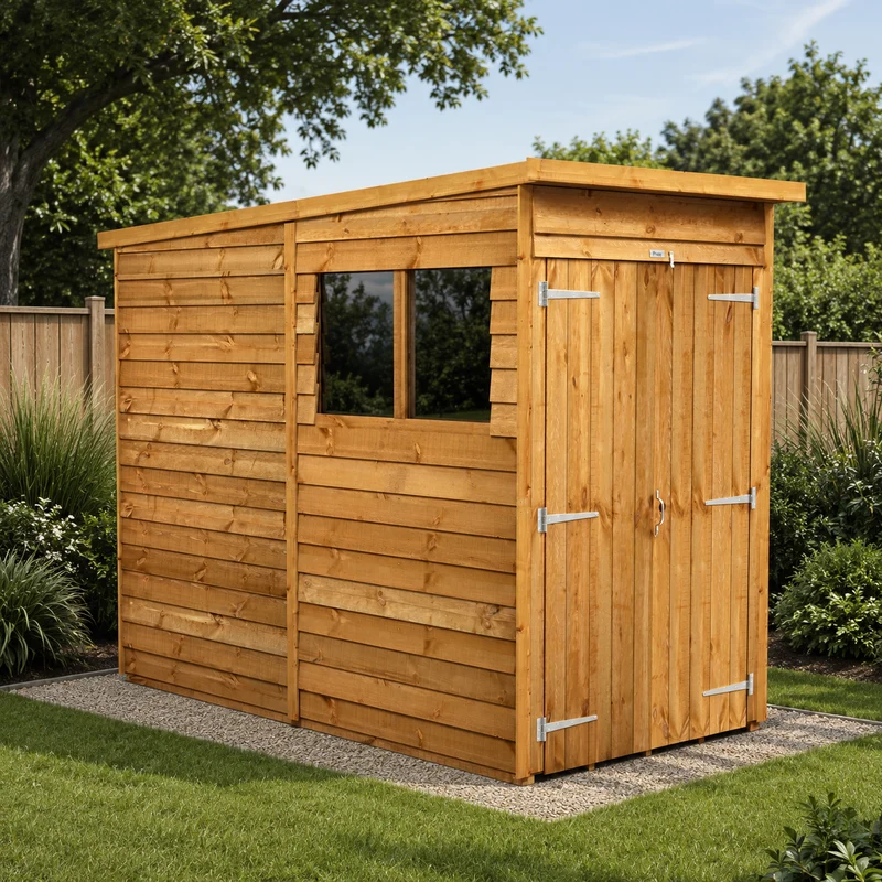 Overlap Pent Shed