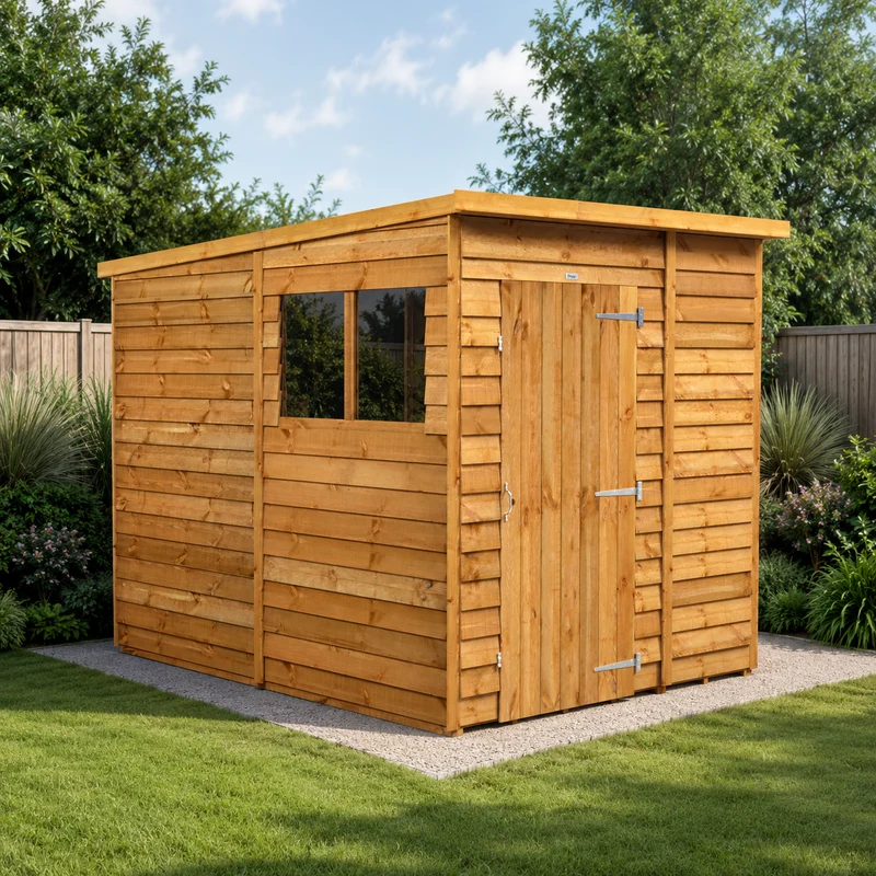 Overlap Pent Shed