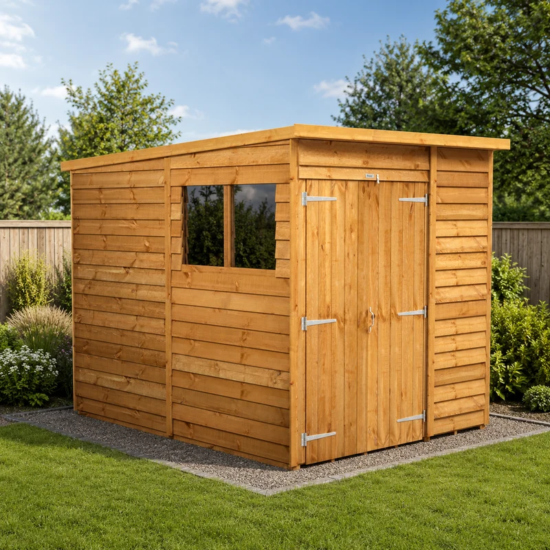 Overlap Pent Shed