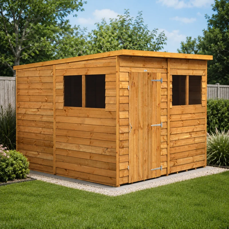 Overlap Pent Shed