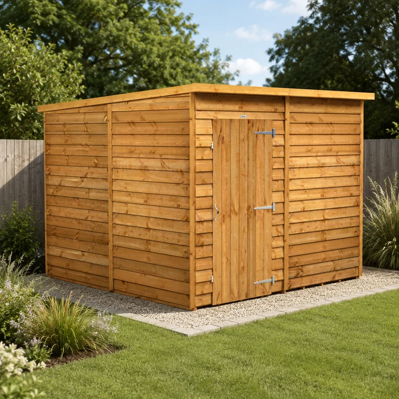 Overlap Pent Shed
